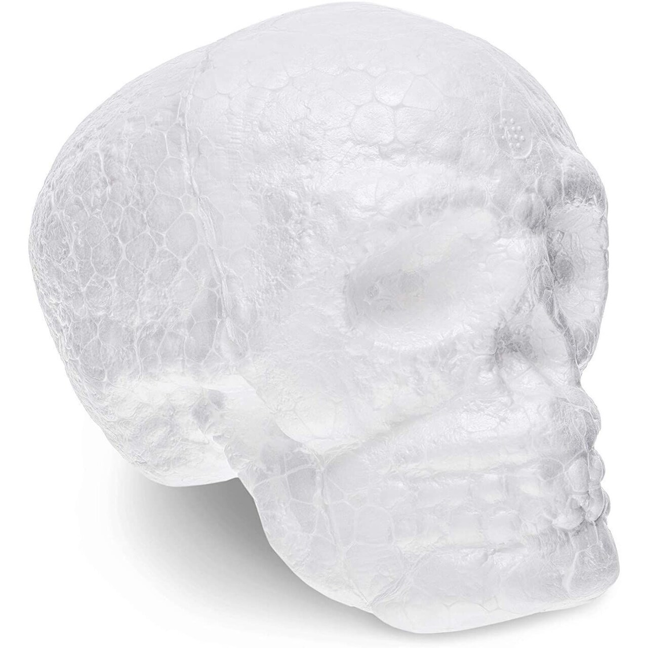 Bright Creations 12-Pack Foam Day of The Dead Sugar Skulls DIY Crafts, Dia de los Muertos Decorations, Paintable Foam Skulls for Halloween, Party Decor, Classroom Projects, and Altar Displays (4 In)